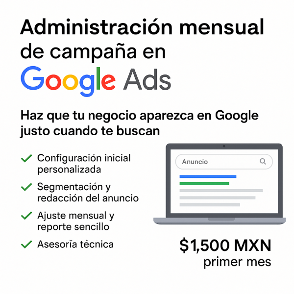 Administración de campaña en Google Ads