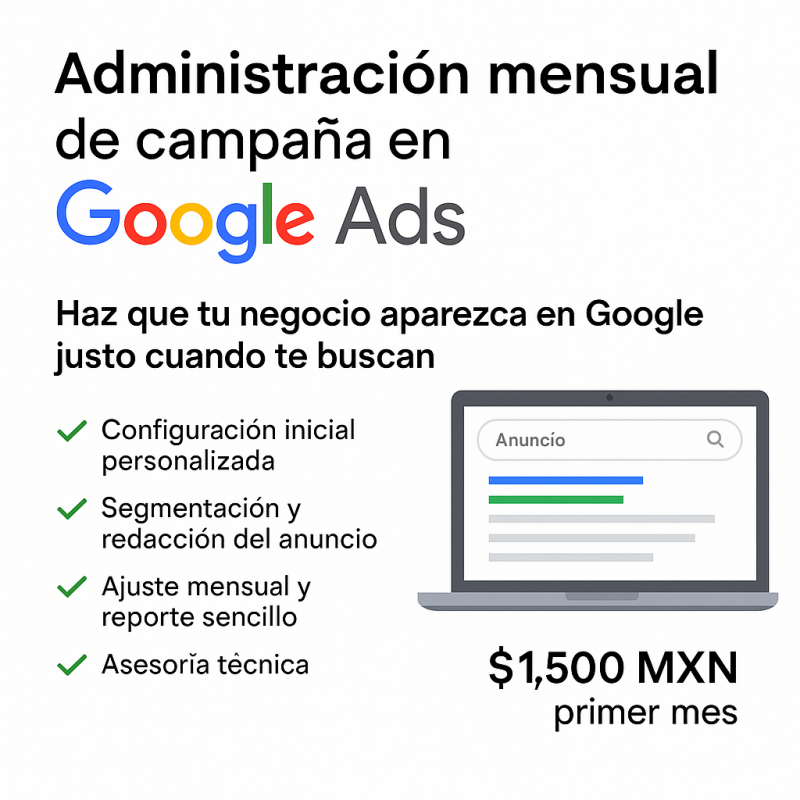 Administración de campaña en Google Ads